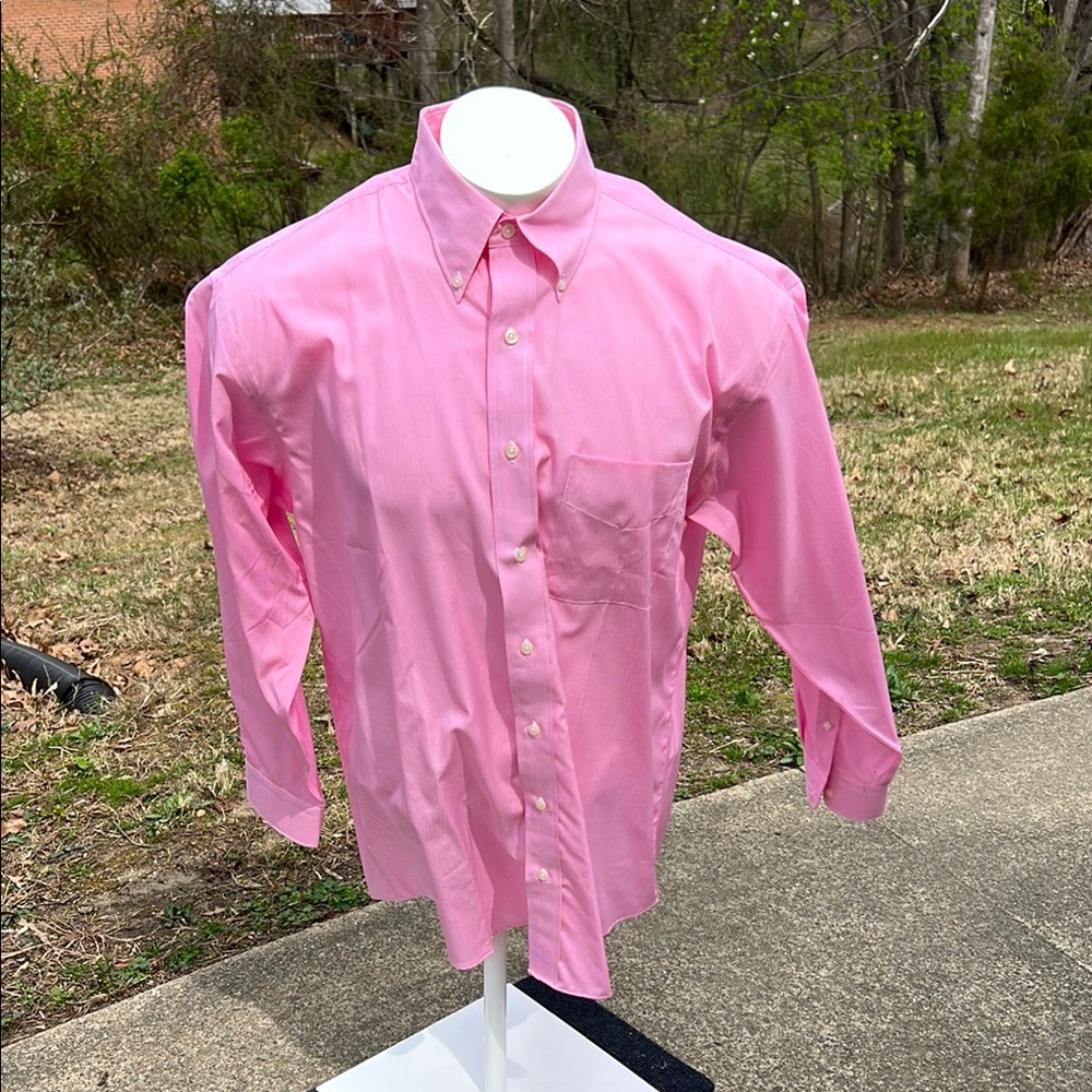 Men's Pink Button-Down Shirt